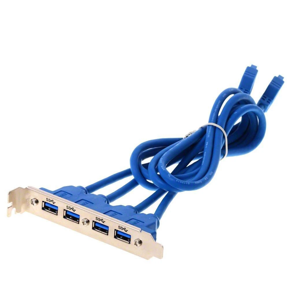 DLC DeLOCK 2 x USB 3.0 19 kontaktų · 4 x USB 3.0-A