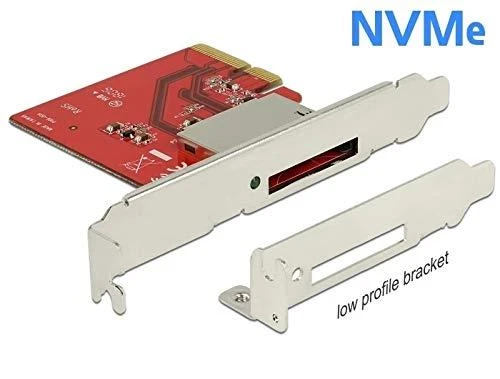„Delock Karta PCI-E“ su 1x išoriniu CFexpress/XQD lizdu (91748)