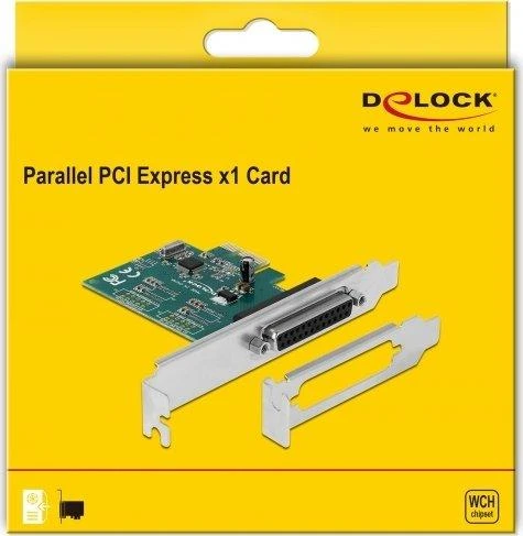 Delock Atrakinkite PCI Express kortelę su 1 x lygiagrečiu IEEE1284