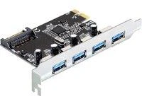 „Delock PCI Express“ kortelė > 4 x išorinis USB 3.0