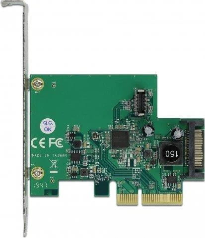 Kontroleris Delock PCIE 3.0 x4 – 20 kontaktų USB 3.2 genas 2 (89029)