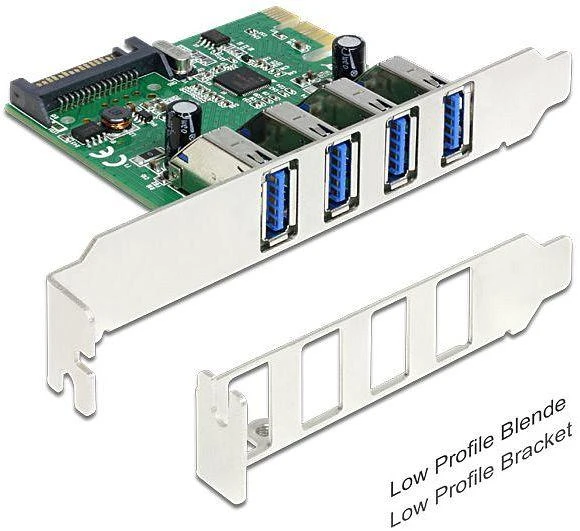 „Delock PCI Express“ kortelė > 4 x USB 3.0