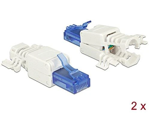 Delock Delock RJ45 Stecker Cat.6A UTP werkzeugfrei 2 Stck (86417) - TA-2104966