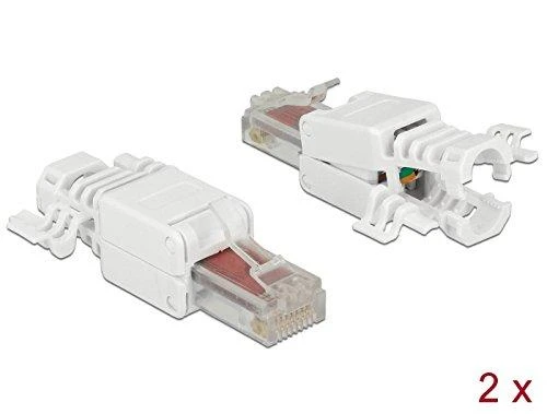 Delock DeLOCK Stecker Cat.6 be įrankių 2x