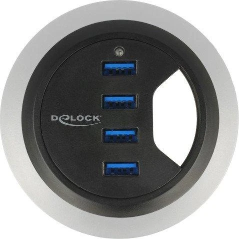 Delock HUB USB 3.0 stalo šakotuvas 60 mm 4 x USB 3.0 prievadai Delock