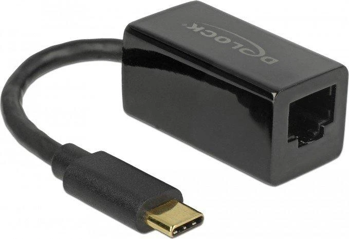 Delock USB-C į LAN adapteris su trumpu laidu