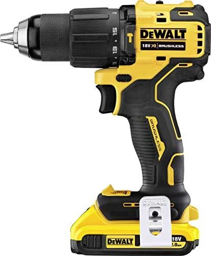 Dewalt 18V XR Kompaktiškas bešepetėlinis smūginis suktuvas-gręžtuvas DCD709D2T-QW