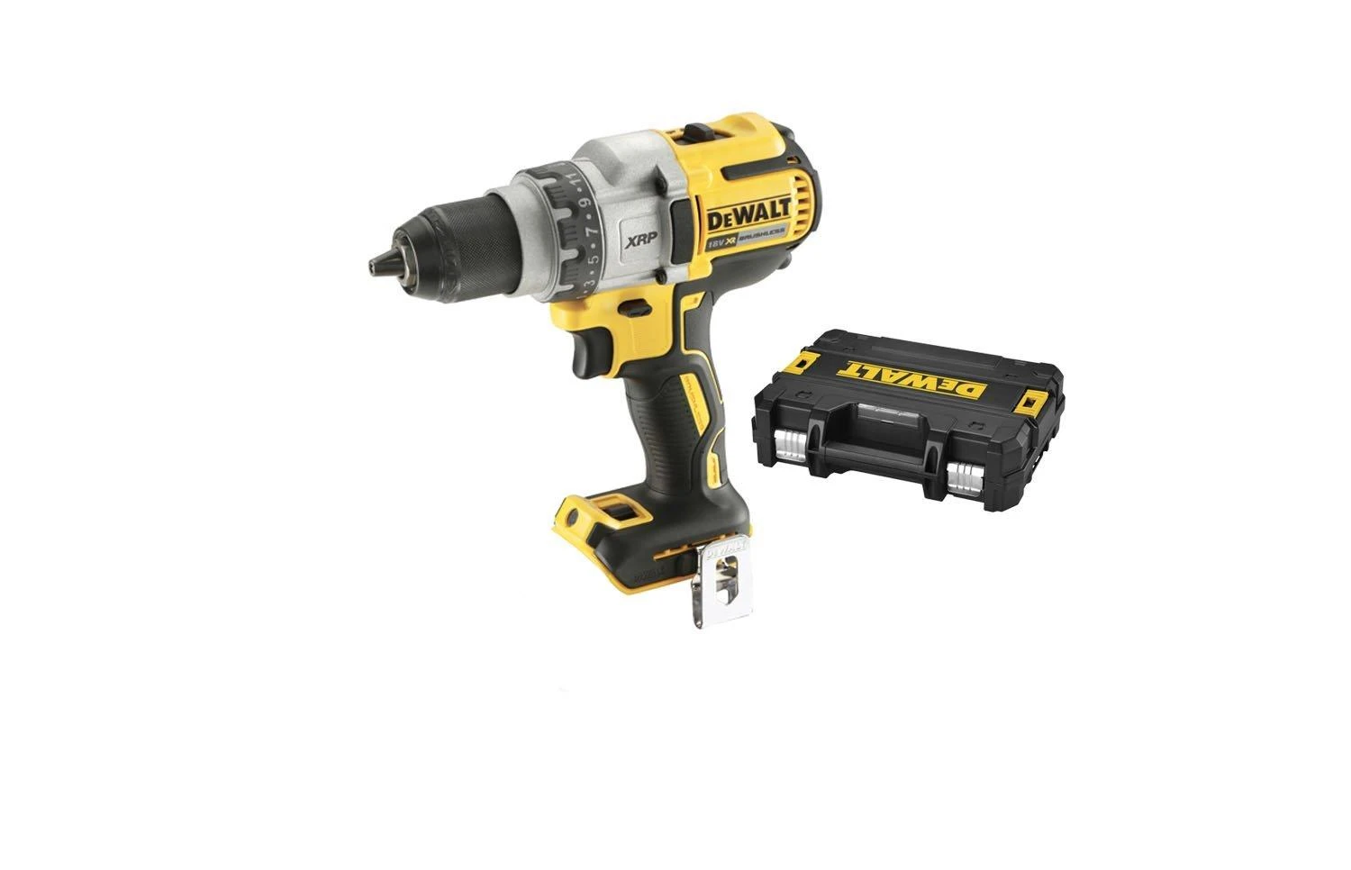 DeWalt suktuvas gręžtuvas DCD991NT-XJ 18V be akumuliatoriaus ir kroviklio, TSTAK lagaminas