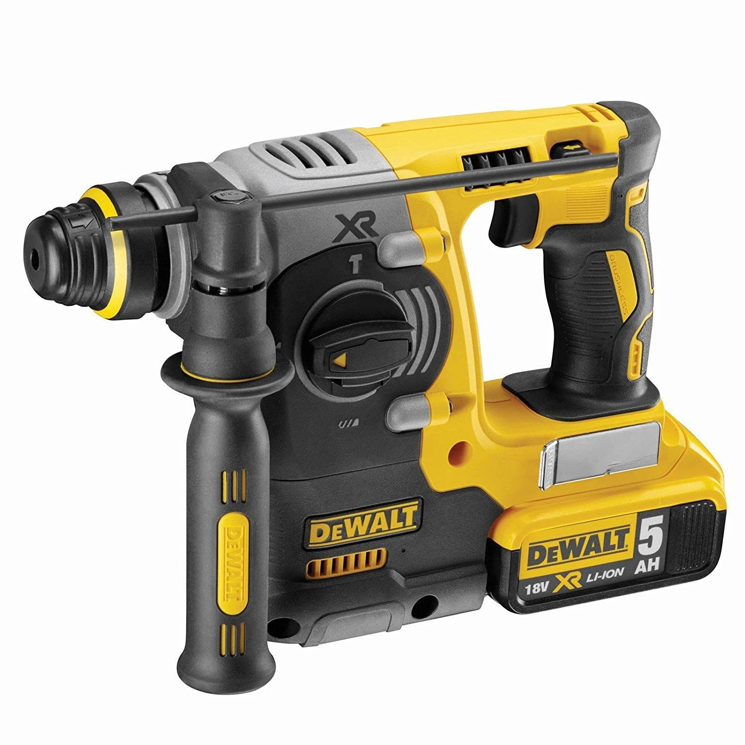 DEWALT akumuliatorinis perforatorius DCH273P2T SDS-PLUS, 18V, 2.1J, 2 x 5.0Ah, TSTAK