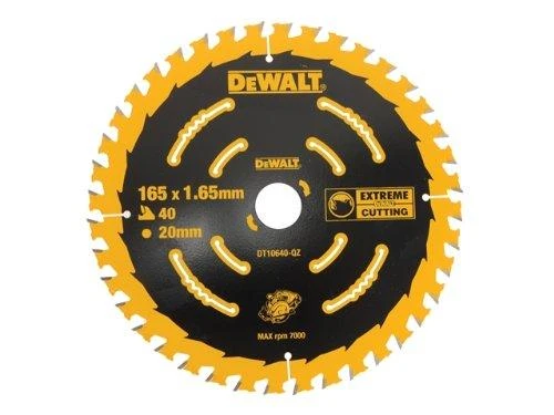 DEWALT pjovimo diskas 165x20mmx40z
