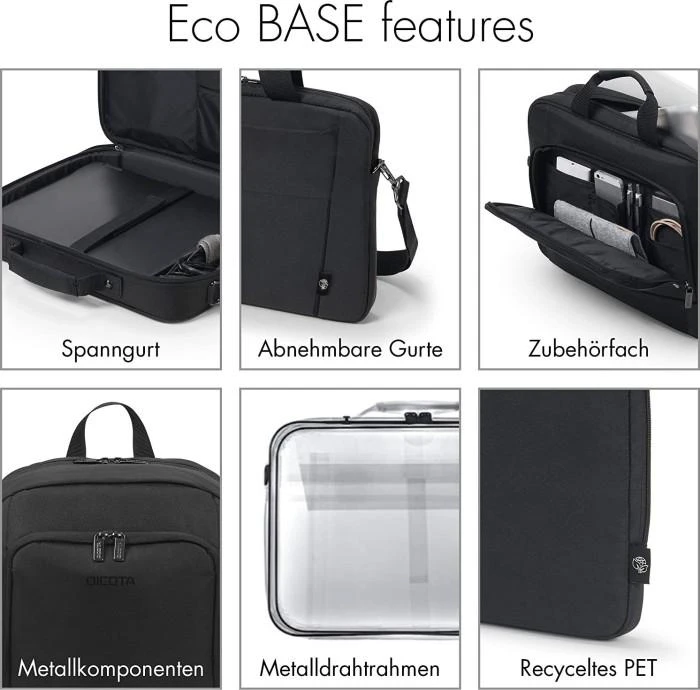 DICOTA Eco Slim Case BASE 13-14.1inch Mėlyna