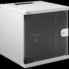 „Digitus“ | 6U sieninė spintelė | DN-10-05U-1 | Saugos klasė IP20; 200° durų atidarymo kampas; Rakinamos apsauginio stiklo durys; 254 mm (10 colių) profilio bėgeliai, sumontuoti priekinėje pusėje spintelės viduje, cinkuoti; 254 mm (10 colių) profilio bėgelių gylis yra reguliuojamas | 33,0 x 31,2 x 30,0 cm | Pilkas