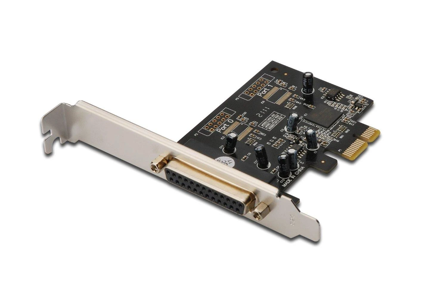 Assmann Electronic DIGITUS PCIexpress Add-On kortelė Lygiagreti 1 prievadas 1xDB25 F Slot Bracket + LP Bracket OXPCIe952 lustų rinkinys