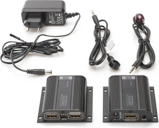 MicroConnect „Digitus Extender“ HDMI iki 50 m per Cat.6,6A,7 UTP, 1080p/60 Hz FHD 3D (SET)