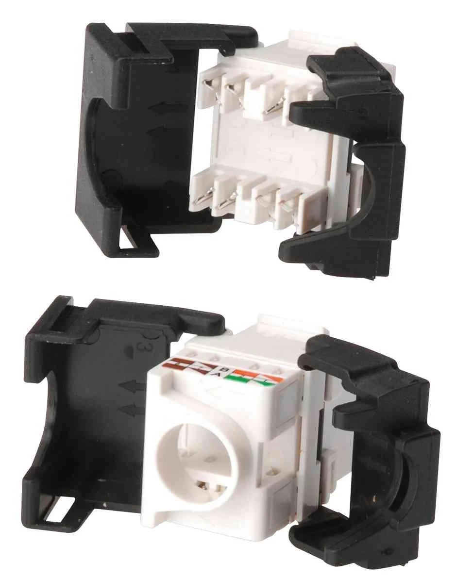 Assmann Electronic DIGITUS CAT 5e Keystone Jack neekranuotas RJ45 su LSA jungtis be įrankių