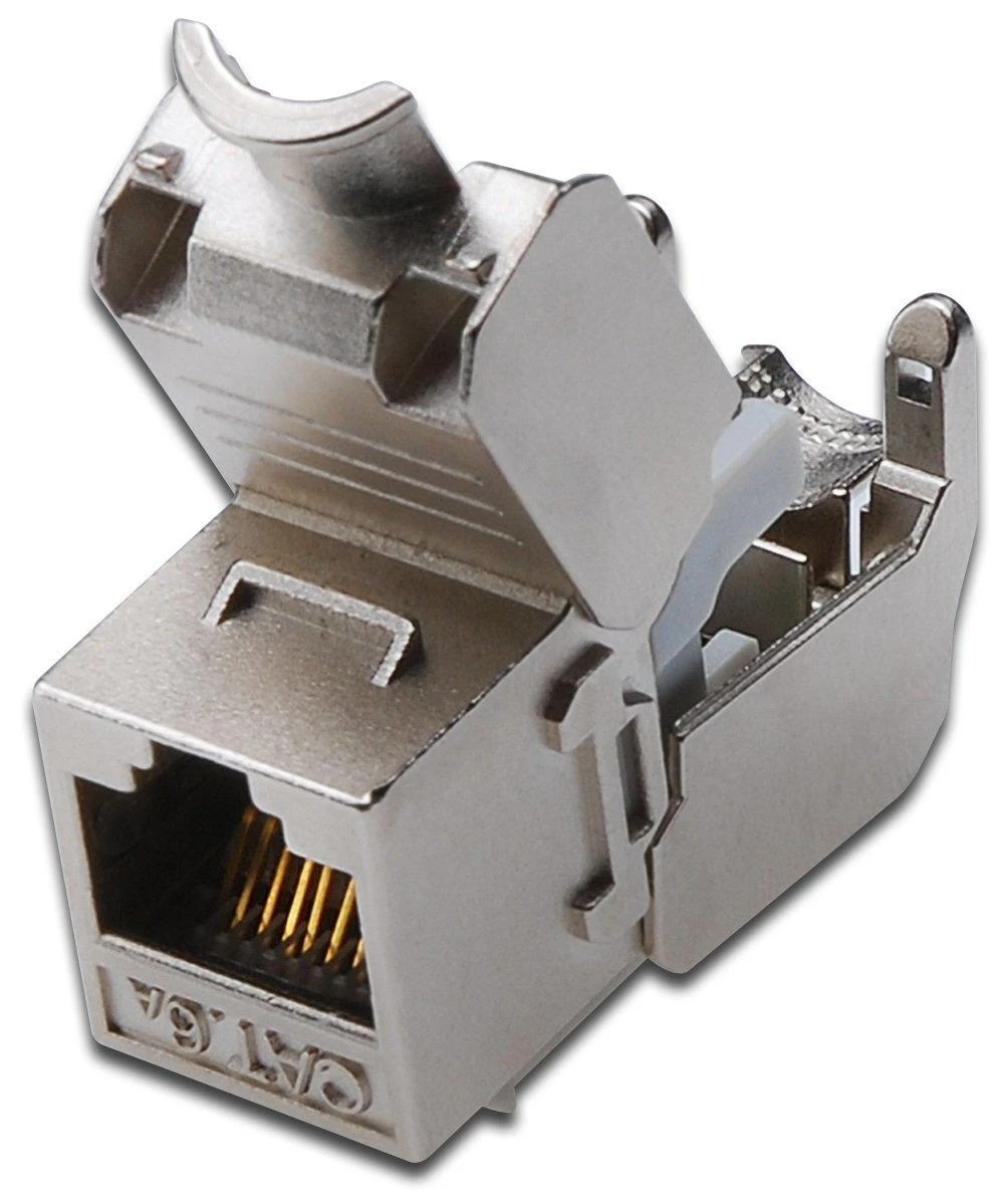 Assmann Electronic DIGITUS Keystone modulis Cat6A RJ45 500 MHz ekranuotas be įrankių