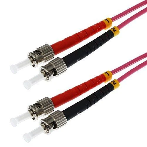 „Digitus DIGITUS“ šviesolaidinis kabelis, 2 x ST – LC dvipusis, OM3, 3,0 m, 2 x ST kištukas – 2 x LC kištukas, daugiamodis, „DupelxCable“ (DK-2531-03 / 3)