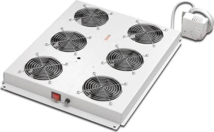 Digitus Roof oro kondicionierius serverių stelažams Unique Pilkas (DN-19 FAN-4-SRV)