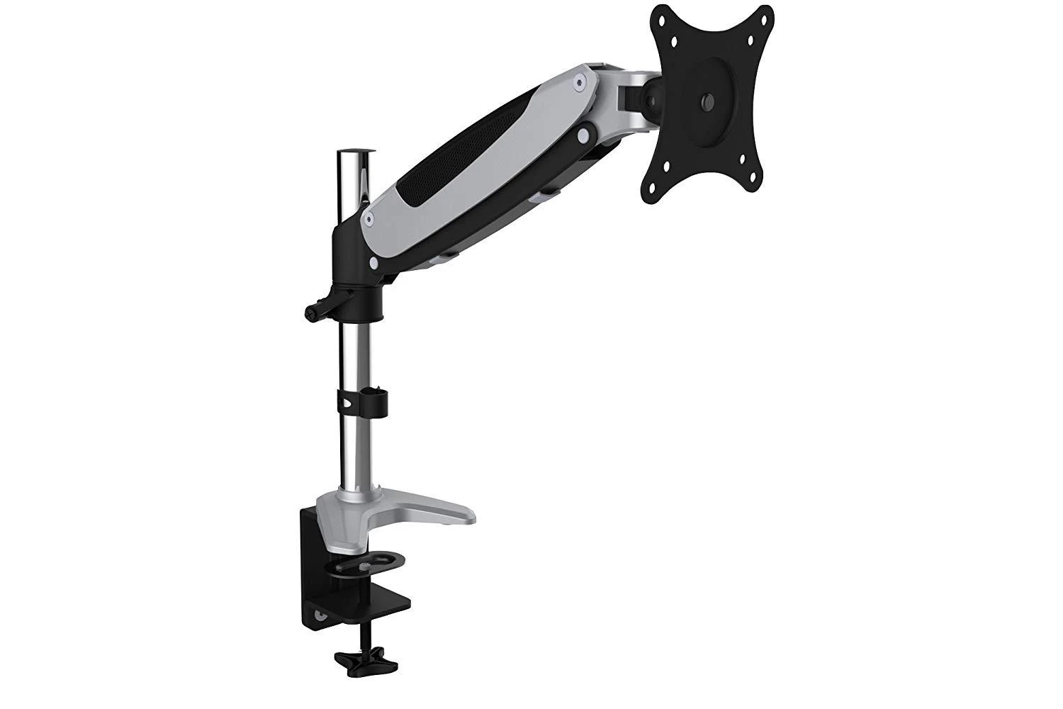 Digitus DA-90351 monitoriaus laikiklis arba stovas 68,6 cm (27″) Stalas Juoda, Sidabras
