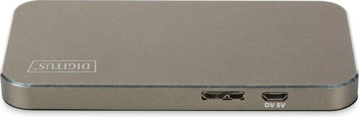Assmann Electronic DIGITUS Hub 7 prievadų USB 3.0 SuperSpeed, maitinimo šaltinis, HQ aliuminis