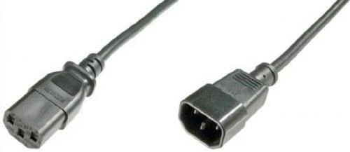 Assmann Electronic Skaitmenas | Maitinimo laido ilgintuvas C13 - C14, | AK-440201-018-S | Juodas