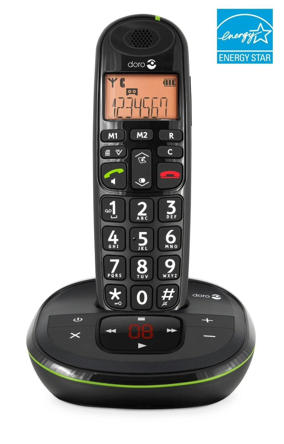 Išmanusis telefonas Doro PhoneEasy 105wr Duo juodas