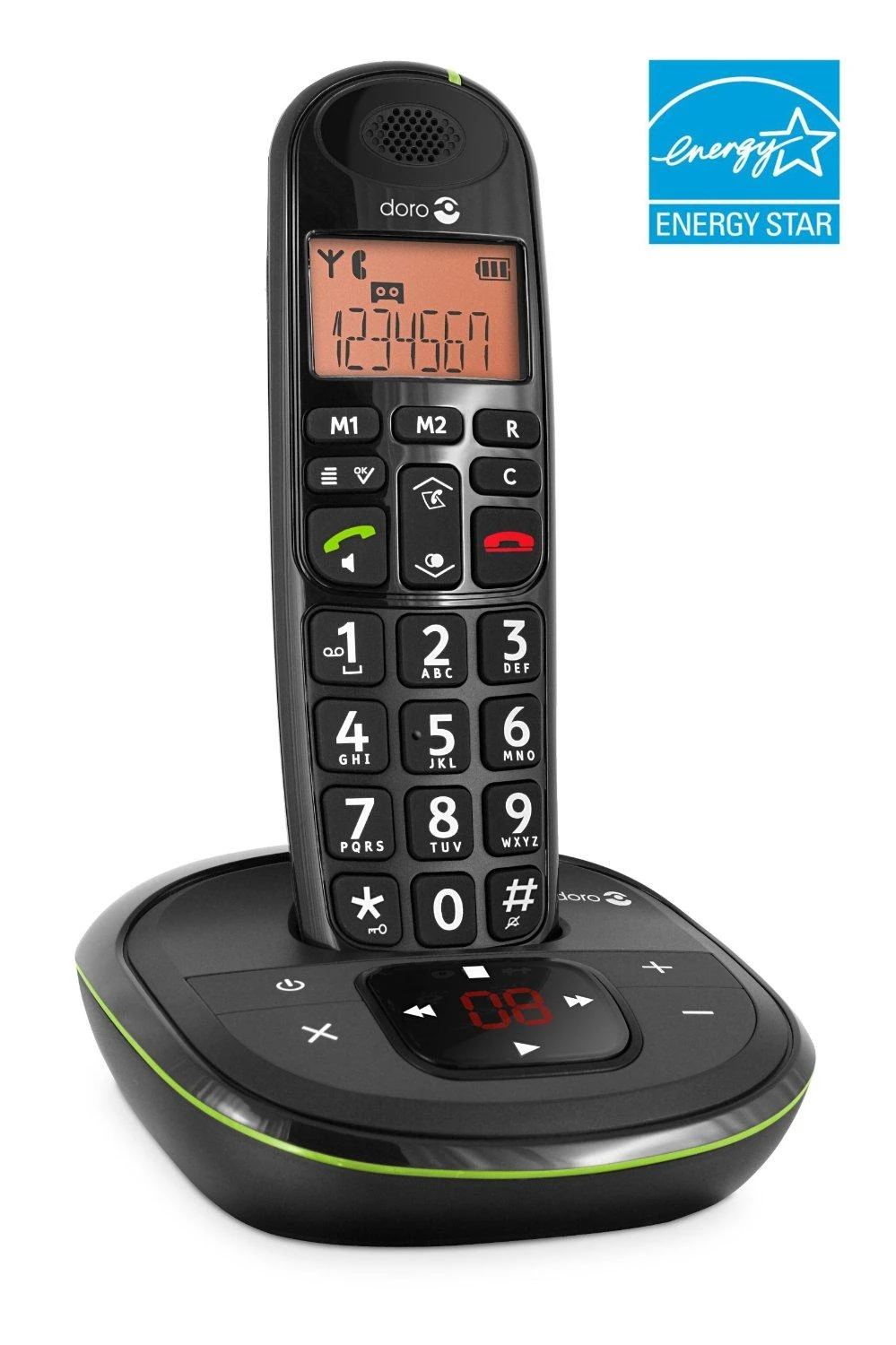 Išmanusis telefonas Doro PhoneEasy 105wr Duo juodas