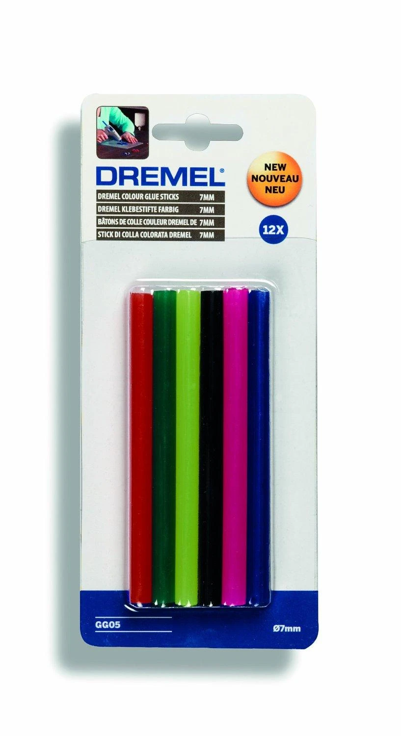Dremel klijų strypeliai 12 vnt., 7 mm