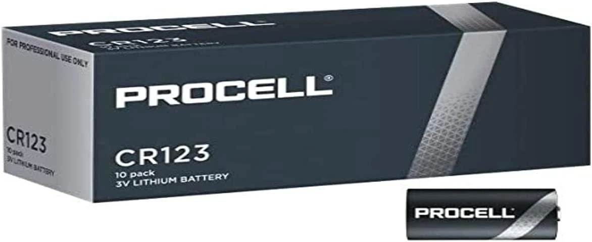 CR123!! 10 PAK!! DURACELL PROCELL BAT.