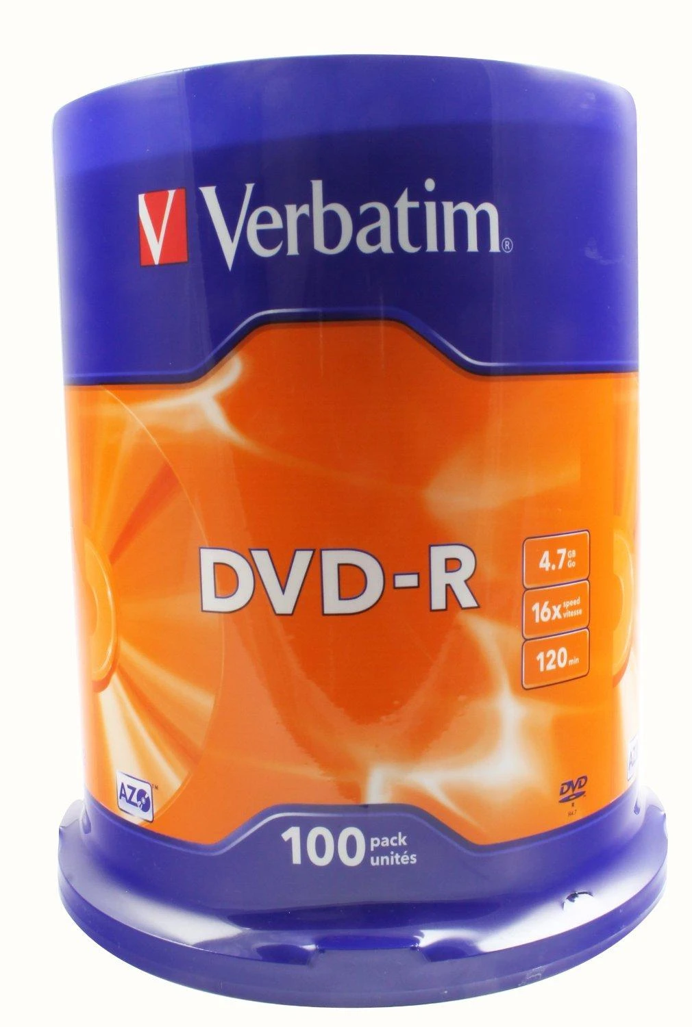 Verbatim DVD-R Matt Sidabrinis 4,7 GB 100 vnt