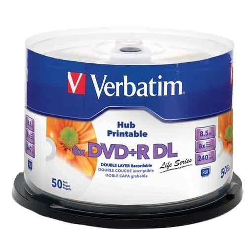 Verbatim DVD+R DL 8,5 GB diskų pakuotė