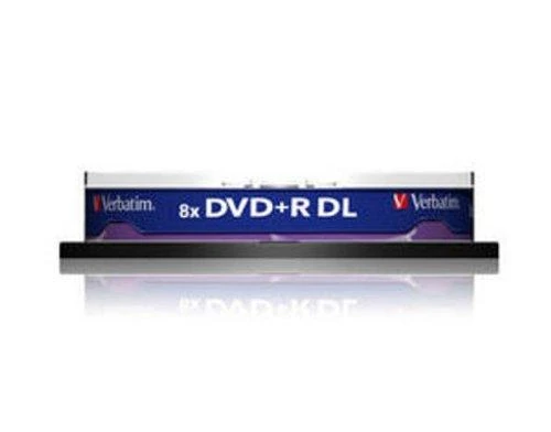 Verbatim DVD+R 8x 8.5GB DL Matte sidabrinis 10 vnt. pakuotė