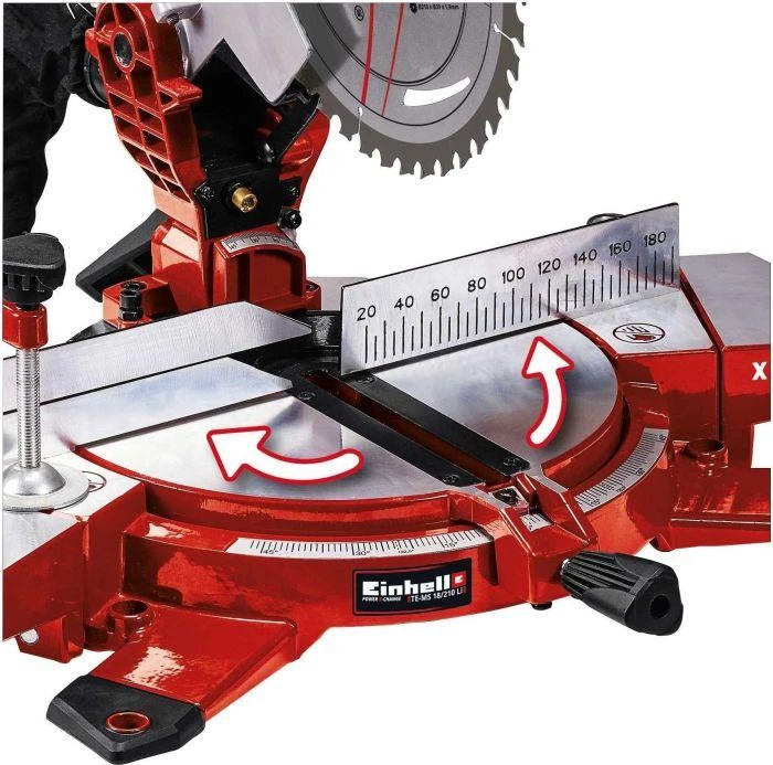 Pjūklas apskritas EINHELL TE-MS 18/210 Li Solo 4300890 (2100 W, 210 mm)