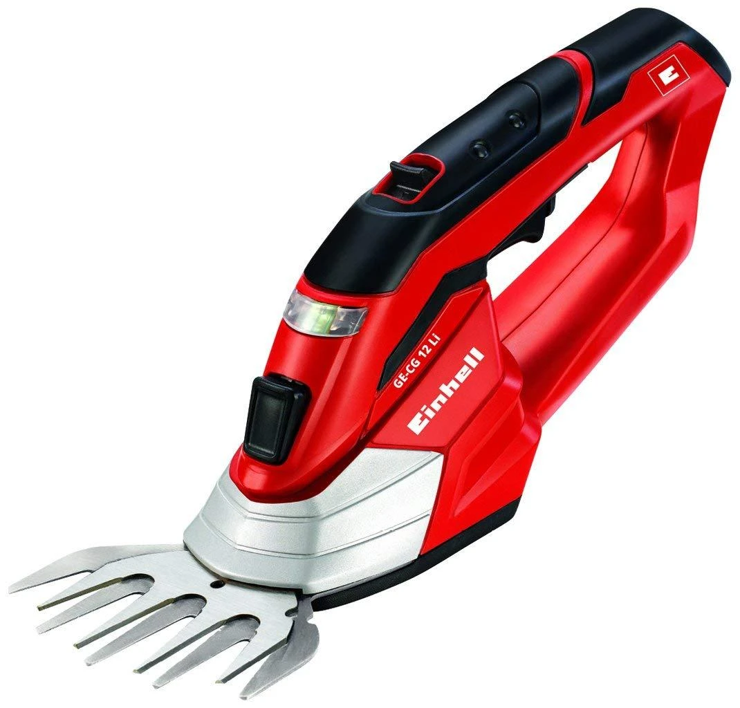 Einhell GE-CG 12 Li akumuliatorinės žolės žirklės 12 V Ličio-jonų (Li-Ion) Juoda, Raudona, Sidabras