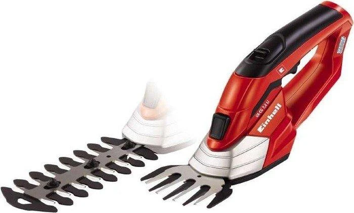 Einhell Einhell akumuliatorinės žolės ir krūmų žirklės GE-CG 7,2 Li, žolės žirklės (3410381) - 1456638