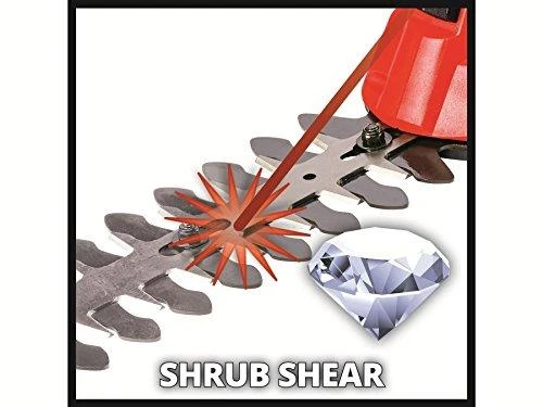 Einhell žolės ir krūmų žirklės GE-CG 18 Li - 10 cm - 20 cm - 18 V, be akumuliatoriaus ir kroviklio