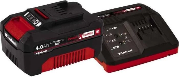 Einhell akumuliatoriaus ir kroviklio rinkinys 18V 4,0 Ah Power X-Change