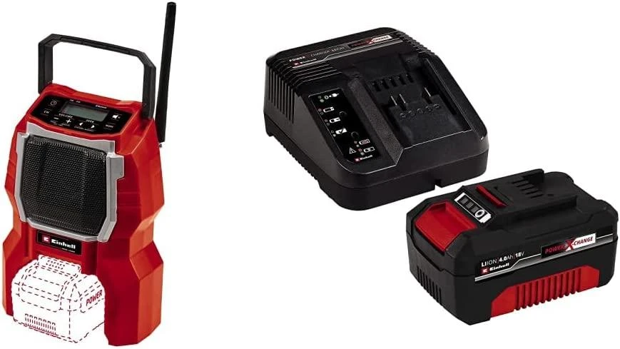 Radijas Einhell TC-RA 18 Li BT - Solo; 18 V (be akumuliatoriaus ir pakrovėjo)