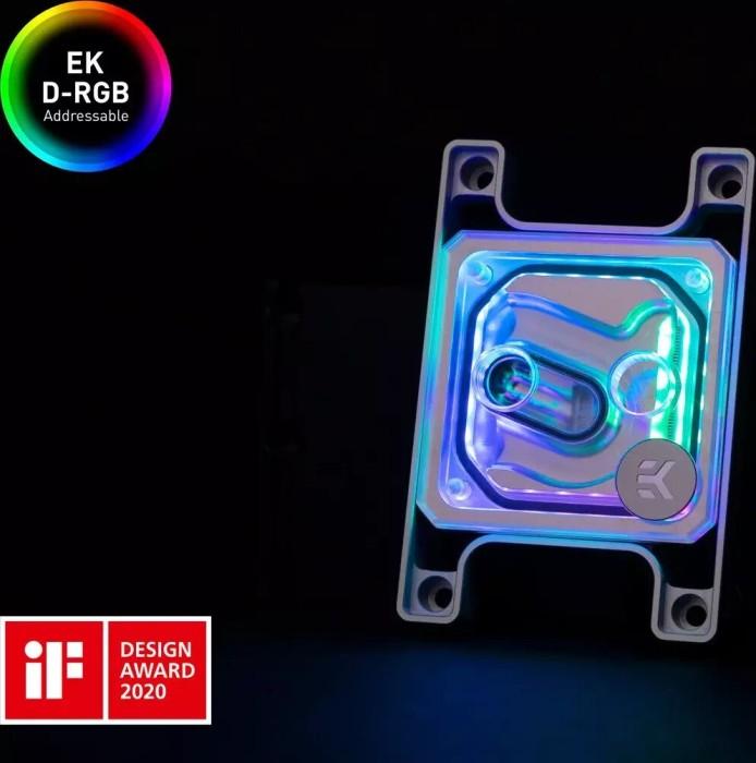 Ek Water Blocks EK Vanduo Blocks EK-Quantum Magnitude D-RGB AM5 - nikiel + akryl