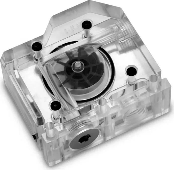 Ek Water Blocks Ek Vanduo Blocks EK Vanduo Blocks EK-Quantum skaliarinis srauto matuoklis, iš apačios į viršų, D-RGB, nikelio spalvos