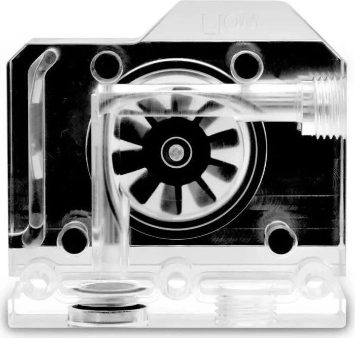 Ek Water Blocks Ek Vanduo Blocks EK Vanduo Blocks EK-Quantum skaliarinis srauto matuoklis, iš apačios į viršų, D-RGB, nikelio spalvos