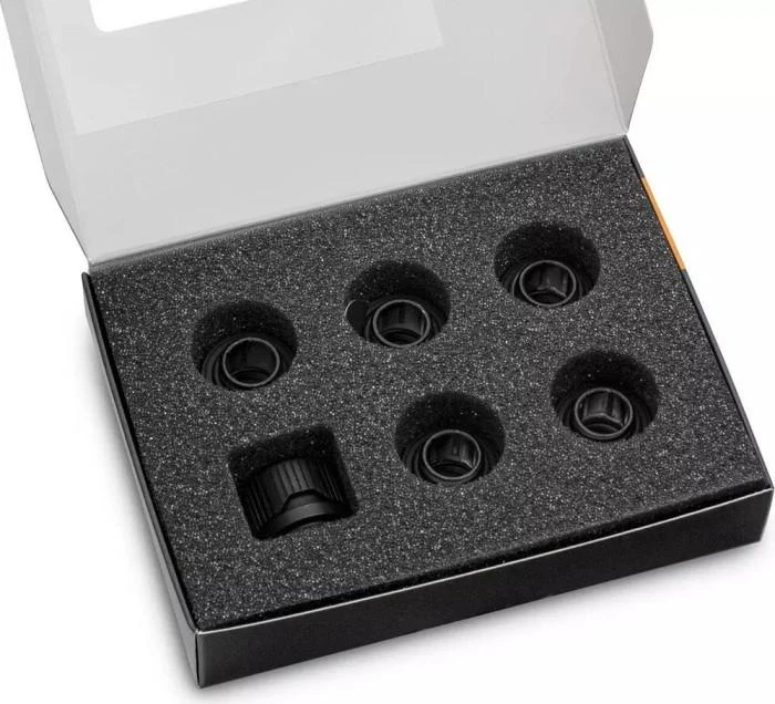 Ek Water Blocks EK Vanduo Blocks EK-Quantum Torque 6-Pak HDC 12 - juoda