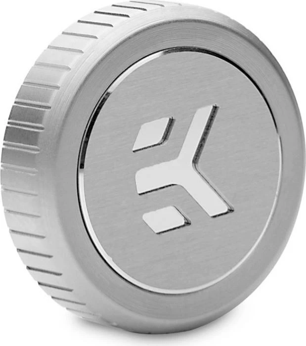 Ek Water Blocks „Ek Vanduo Blocks EK Vanduo Blocks EK-Quantum“ sukimo momento kaištis G1/4 colio Ø su EKWB logotipu, satino titano spalvos