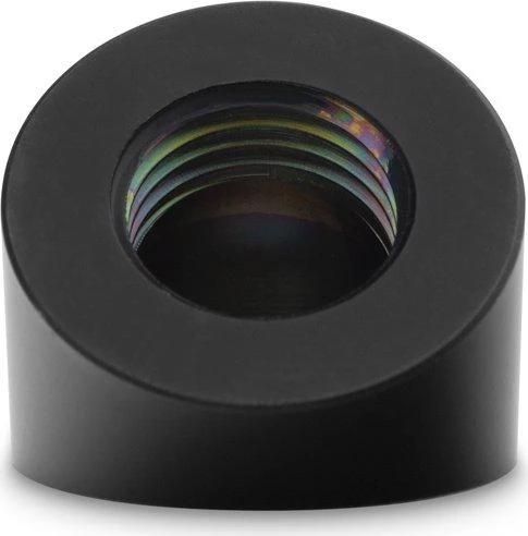 Ek Water Blocks EK Vanduo Blocks EK Vanduo Blocks EK-Quantum sukimo momento adapteris 45 laipsnių G1/4 colio moteriškas į G1/4 colio moterišką – juodas