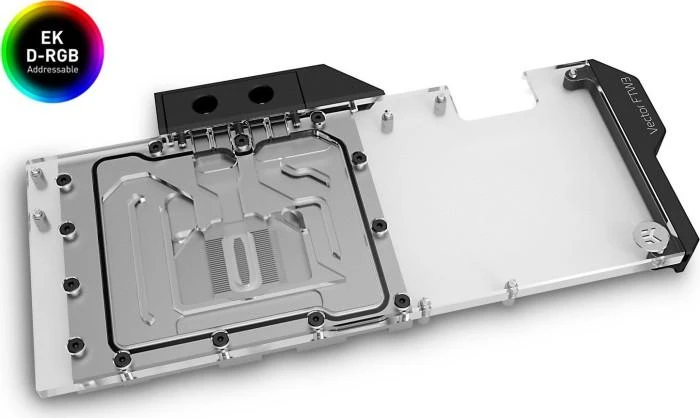 Ek Water Blocks Ek Vanduo Blocks EK Vanduo Blocks EK-Quantum Vector FTW3 RTX 3070 D-RGB – nikelis + akrilas