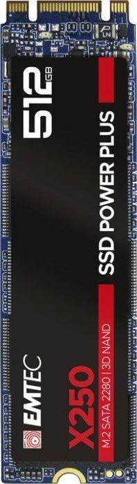 Disk SSD Emtec X250 512GB M.2 2280 SATA III (ECSSD512GX250)