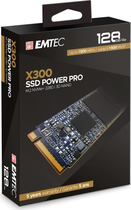 SSD Emtec X300 Power Pro 128GB M.2 2280 PCI- E x4 Gen3 NVME (ECSSD128GX300)