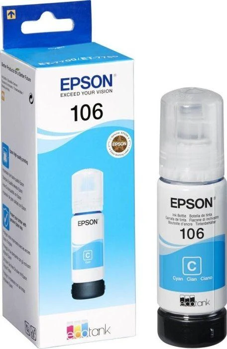 Epson Ecotank | 106 | Rašalo butelis | Žydra spalva