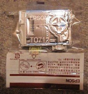Epson T0712 rašalo kasetė, žalsvai mėlyna