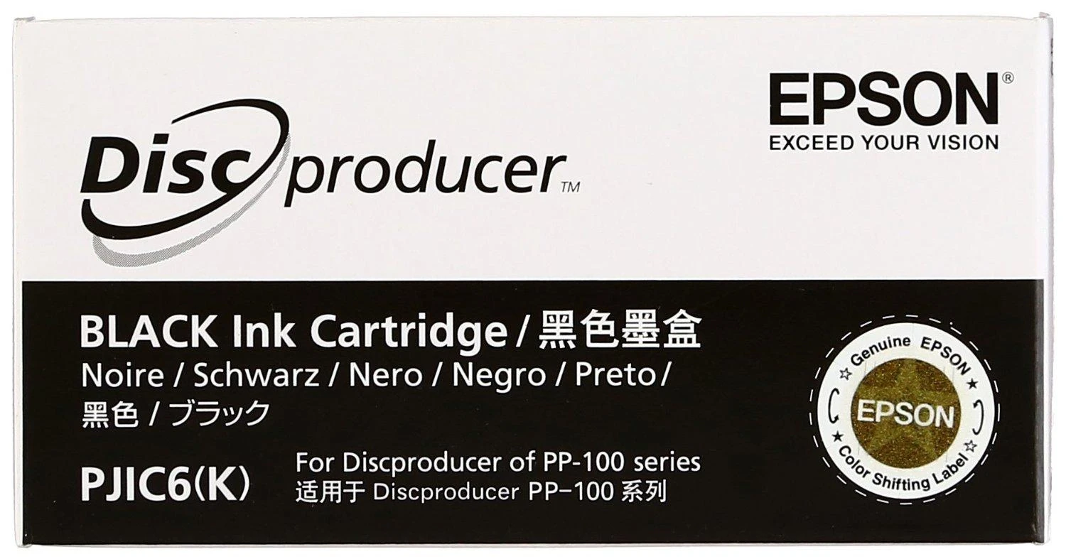 Rašalas Epson Juodas | DISCPRODUCER™ PP-100
